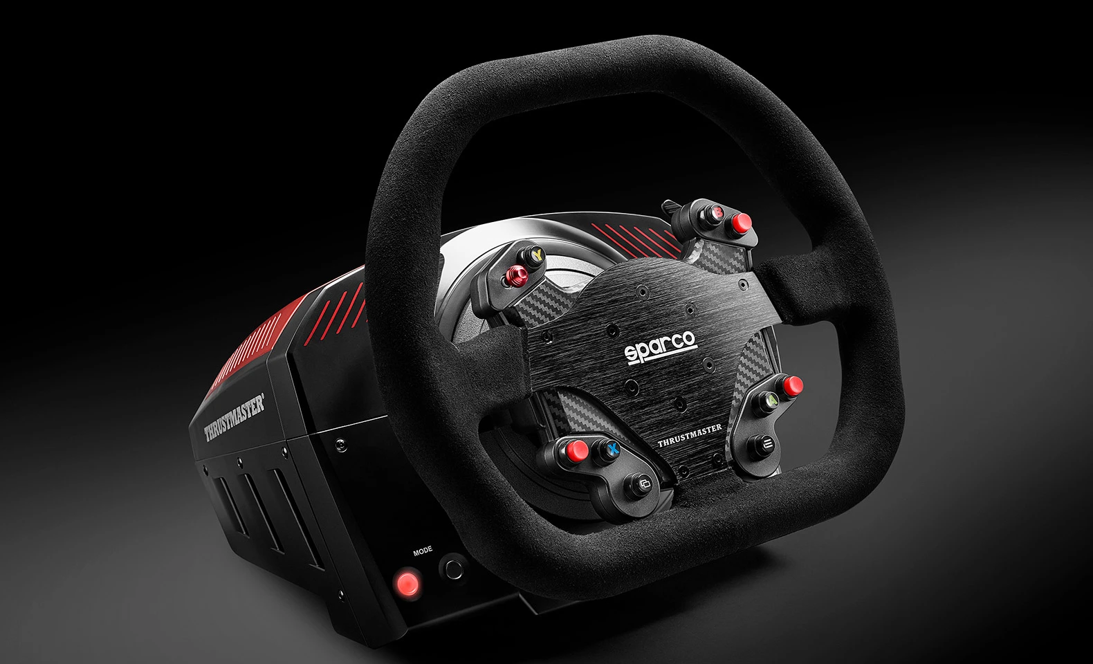 Žaidimų vairas Thrustmaster Steering Wheel TS-XW Racer, Juodos spalvos aprašymas - Prekės nuotrauka