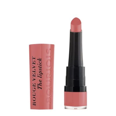 BOURJOIS Paris Rouge Velvet Lūpų dažai Moterims 2,4 g, 02 FLAMING’ROSE aprašymas - Prekės nuotrauka