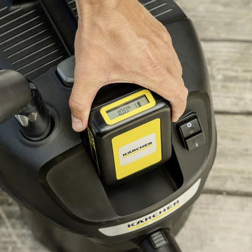 Kärcher dulkių siurblys AD 2 Battery set (su akumuliatoriumi ir krovikliu) 1.348-301.0 aprašymas - Prekės nuotrauka