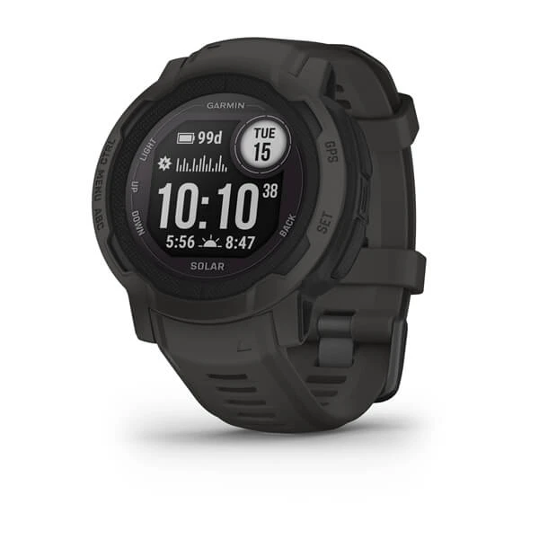 Išmanusis laikrodis Garmin Instinct 2 Solar Tactical Edition, Juodos spalvos aprašymas - Prekės nuotrauka