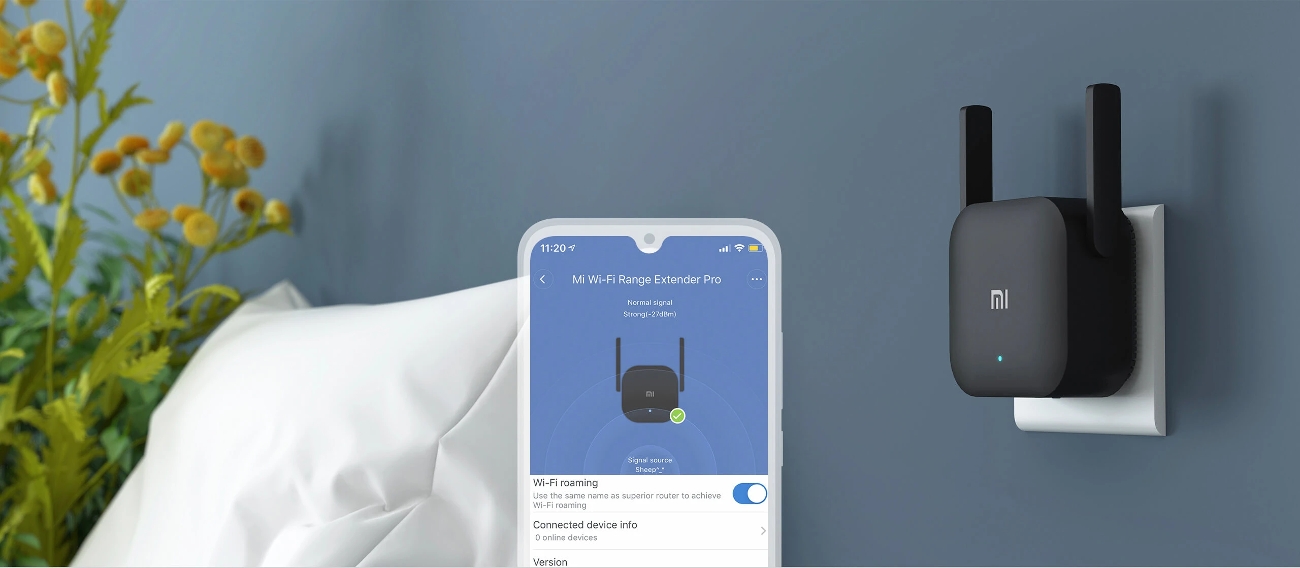 Signalo stiprintuvas Xiaomi Mi Wi-Fi Range Extender Pro aprašymas - Prekės nuotrauka