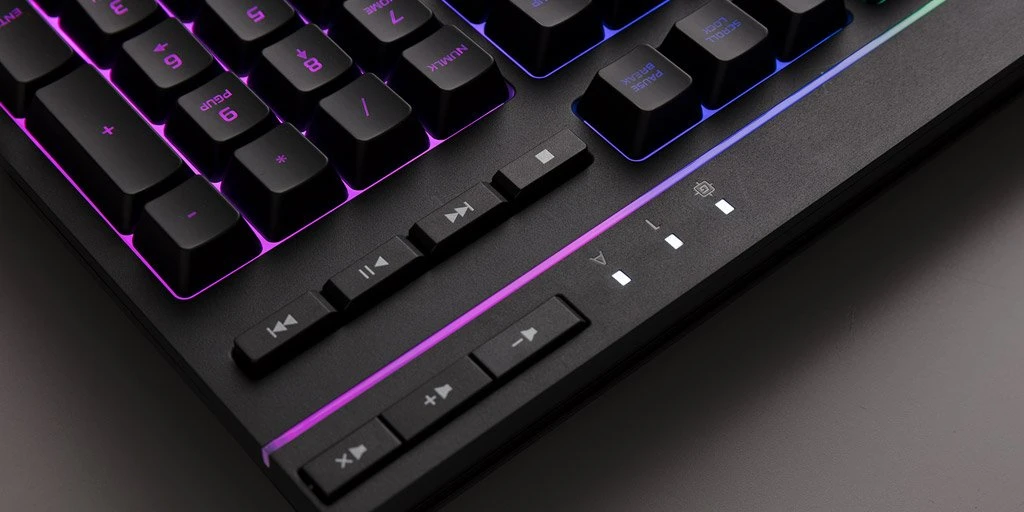 HyperX Alloy Core RGB Membraninė žaidimų klaviatūra, US išdėstymas, su pašvietimu aprašymas - Prekės nuotrauka