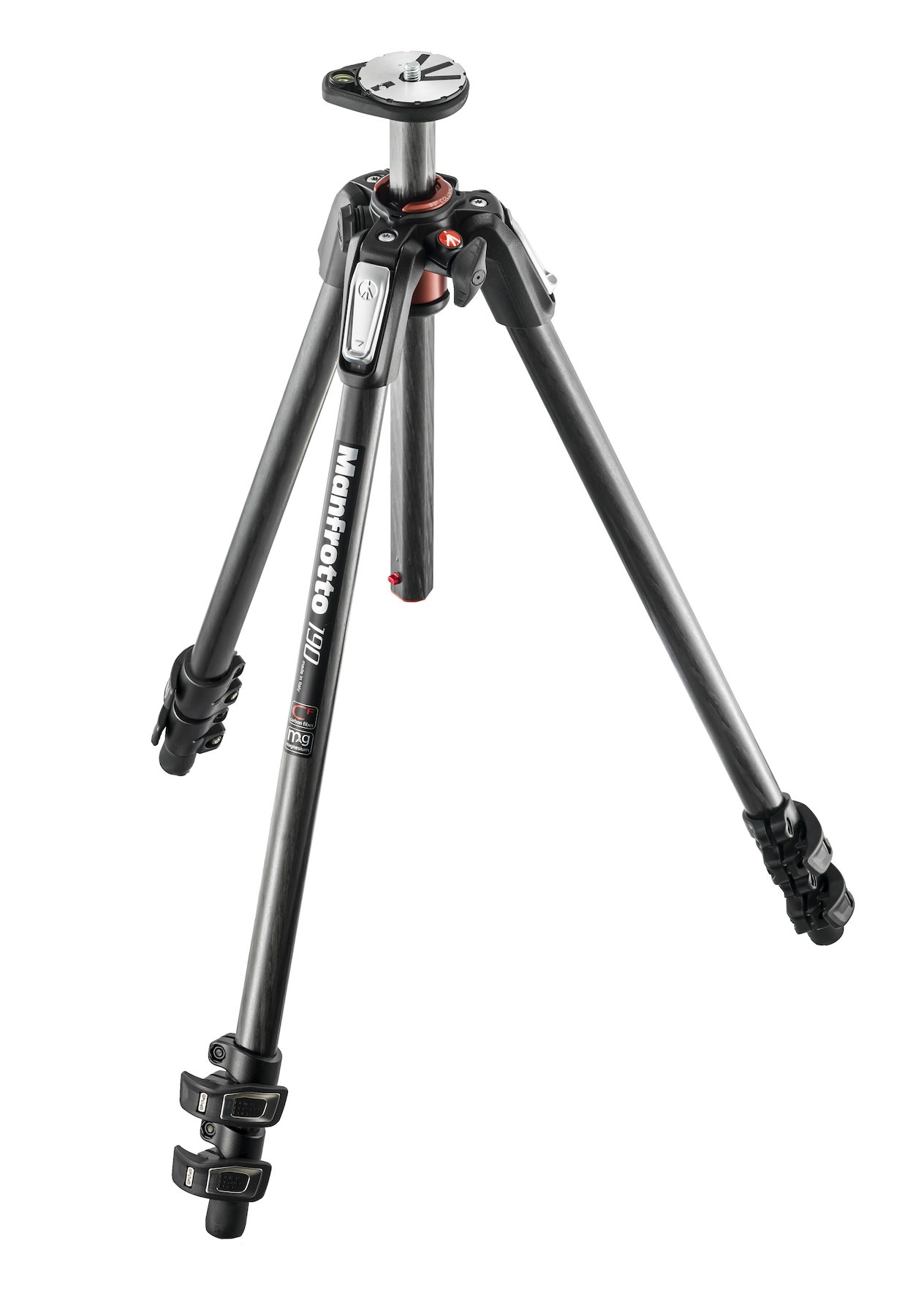 Trikojis - Manfrotto 190 XPRO Anglies, Greitas Galios Užraktas, Horizontalus Stulpas, Juodas aprašymas - Prekės nuotrauka