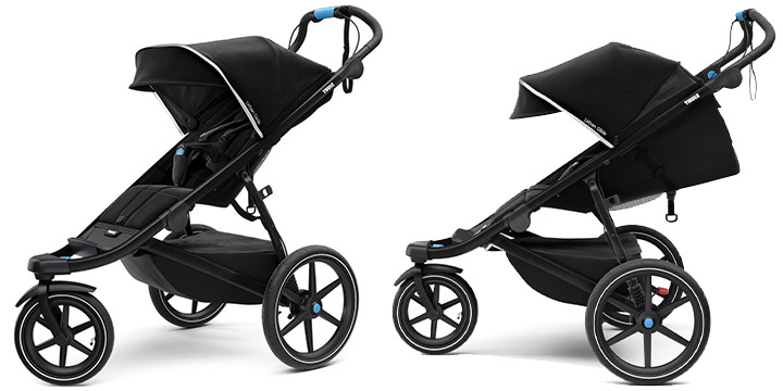 THULE Urban Glide 2 bėgimo vežimėlis | Juodas/žalias (Juodas/Cypress Žalias) aprašymas - Prekės nuotrauka