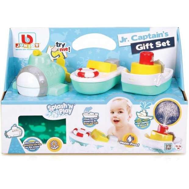 BB JUNIOR vonios žaislų rinkinys Splash 'N Play Jr. Captain's, 16-89009 aprašymas - Prekės nuotrauka