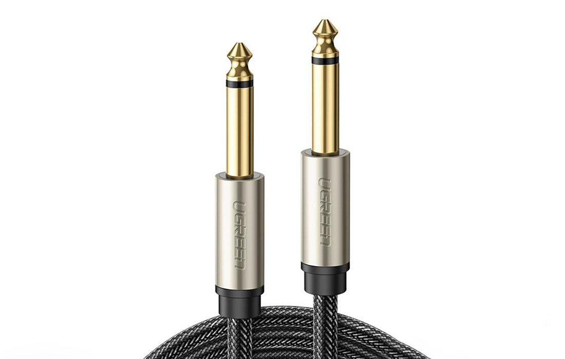 UGREEN AV128 kabelis - 6.35 mm lizdas - 1 m (pilka) aprašymas - Prekės nuotrauka UGREEN AV128 kabelis - 6.35 mm lizdas - 1 m (pilka) aprašymas - Prekės nuotrauka