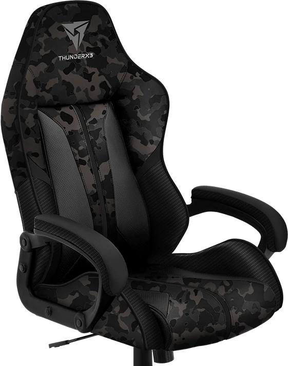 Žaidimų kėdė ThunderX3 BC1 CAMO Gaming Chair, Mėlyna aprašymas - Prekės nuotrauka