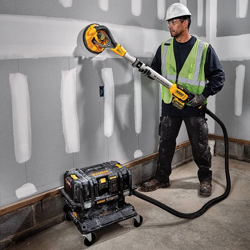 DEWALT sienų ir lubų šlifuoklis DCE800N 18V be akumuliatoriaus ir kroviklio aprašymas - Prekės nuotrauka