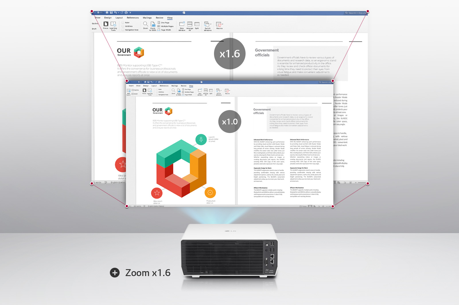 LG ProBeam 4K Lazerinis Projektorius, 5,000 ANSI Lumens, 20,000 val, WiFi aprašymas - Prekės nuotrauka