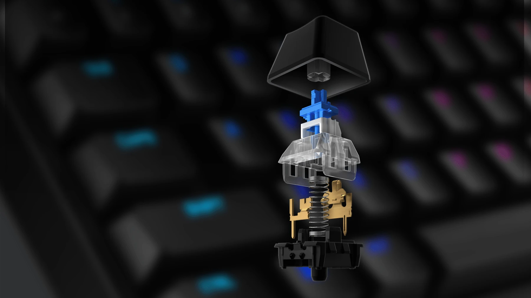 Mechaninė Žaidimų Klaviatūra Logitech G Pro, GX Blue Clicky Switches, DE išdėstymas aprašymas - Prekės nuotrauka