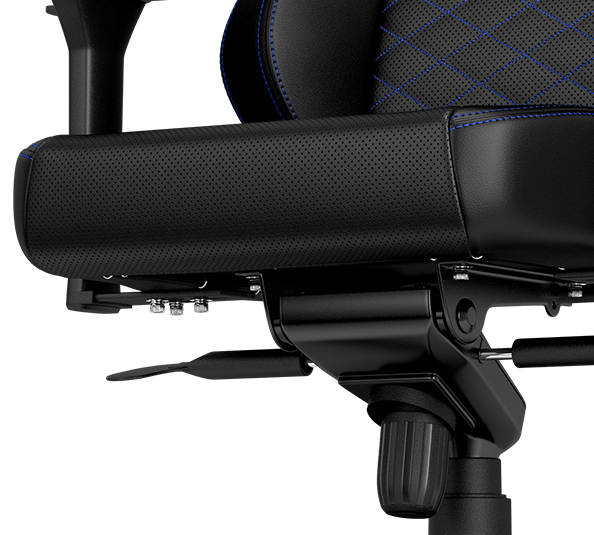 Žaidimų kėdė Noblechairs HERO PU-Leather Gaming Chair, Juoda-mėlyna aprašymas - Prekės nuotrauka
