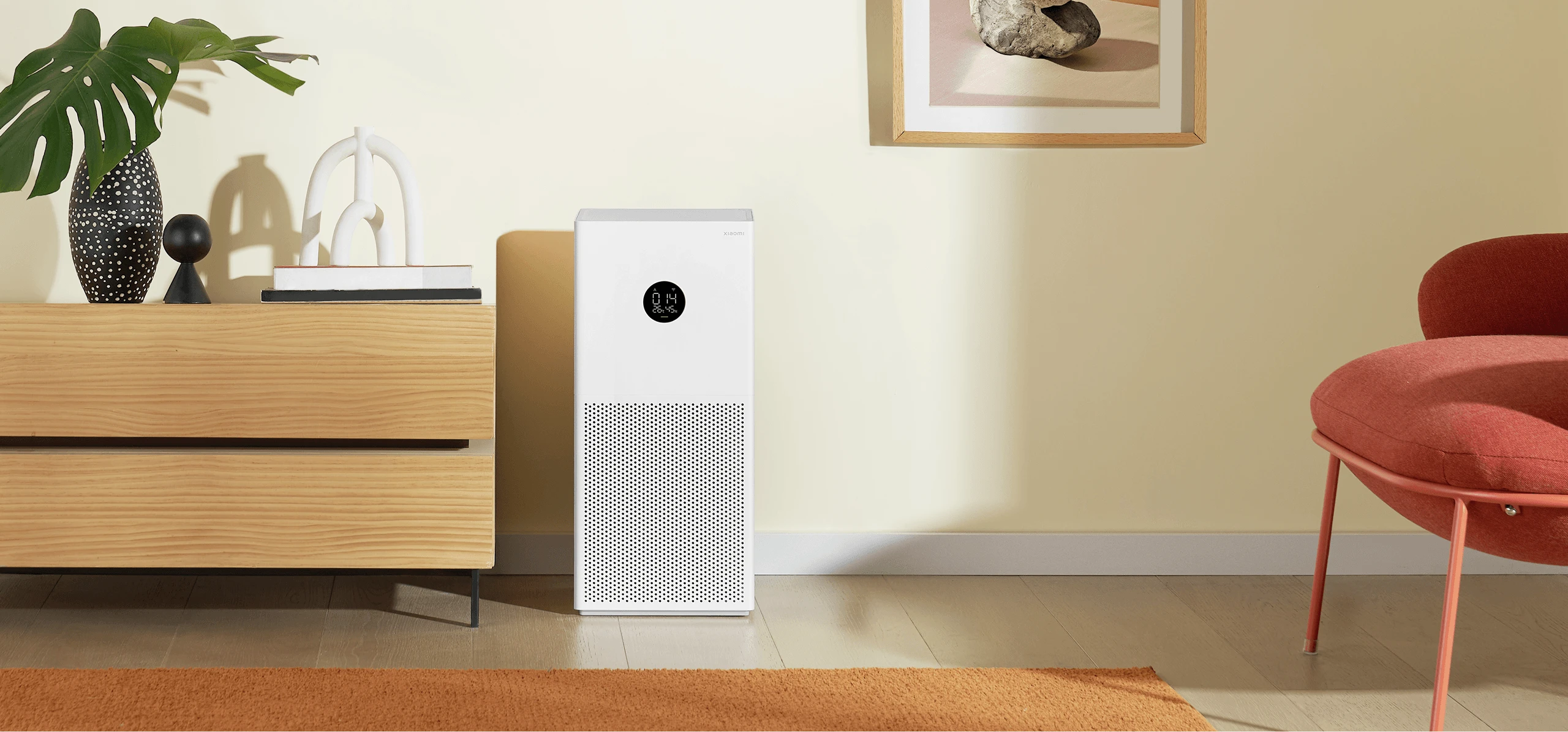 Oro valytuvas Xiaomi Smart Air Purifier 4 Lite EU 33 W, Tinka patalpoms iki 25-43 m², Baltas aprašymas - Prekės nuotrauka