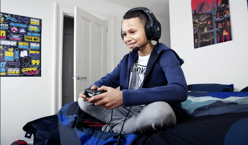Žaidimų ausinės Trust GXT 488 Forze PS4 Gaming Headset PlayStation official licensed product, Juodos, 23530 aprašymas - Prekės nuotrauka
