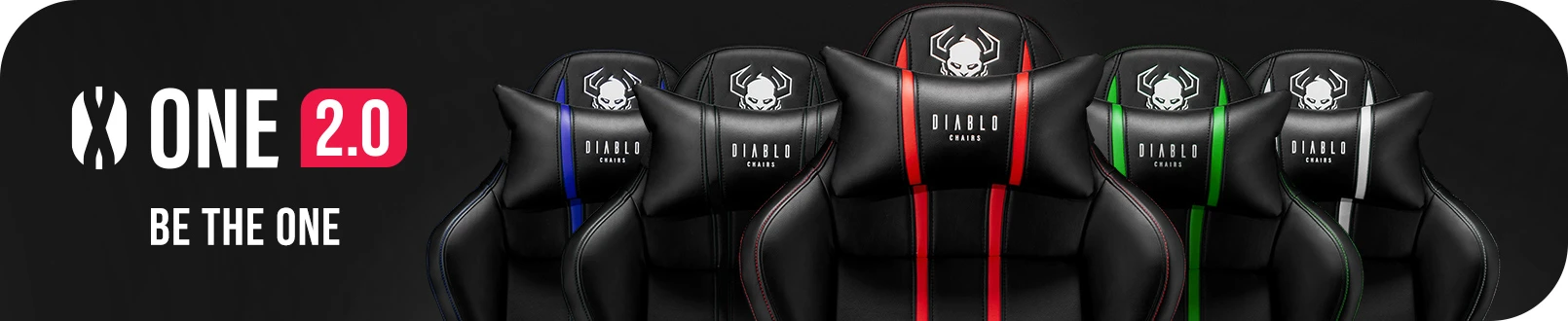 Žaidimų kėdė Diablo X-One 2.0 Gaming Chair King, Juoda-balta aprašymas - Prekės nuotrauka