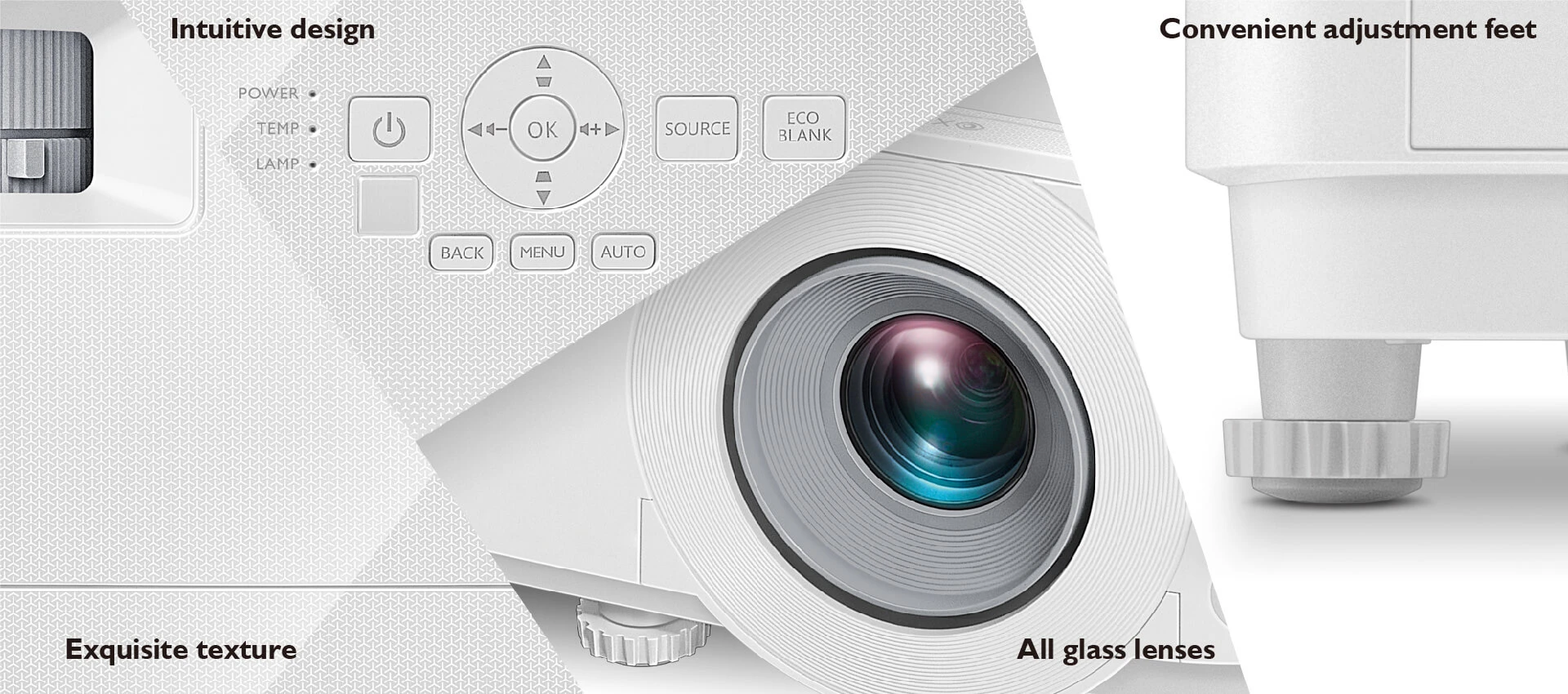 BENQ MW550 3600ANSI WXGA 1.55-1.7 DLP aprašymas - Prekės nuotrauka
