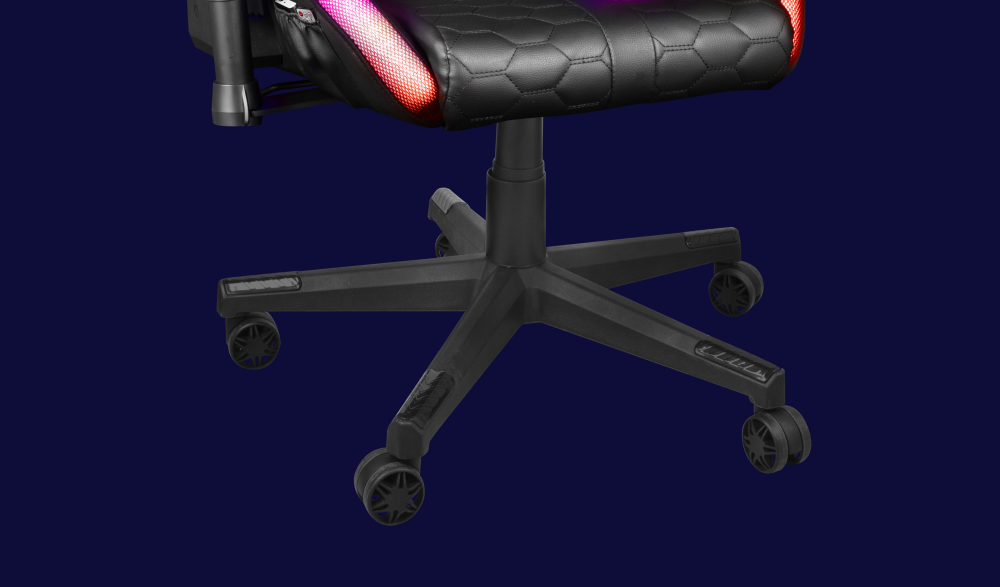 Žaidimų kėdė Trust GXT 716 Rizza RGB LED Illuminated Gaming Chair, Juoda, 23845 aprašymas - Prekės nuotrauka