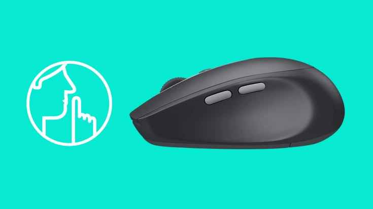 Optinė belaidė pelė LOGITECH M590 Multi-Device Silent 910-005197 grafito spalvos aprašymas - Prekės nuotrauka