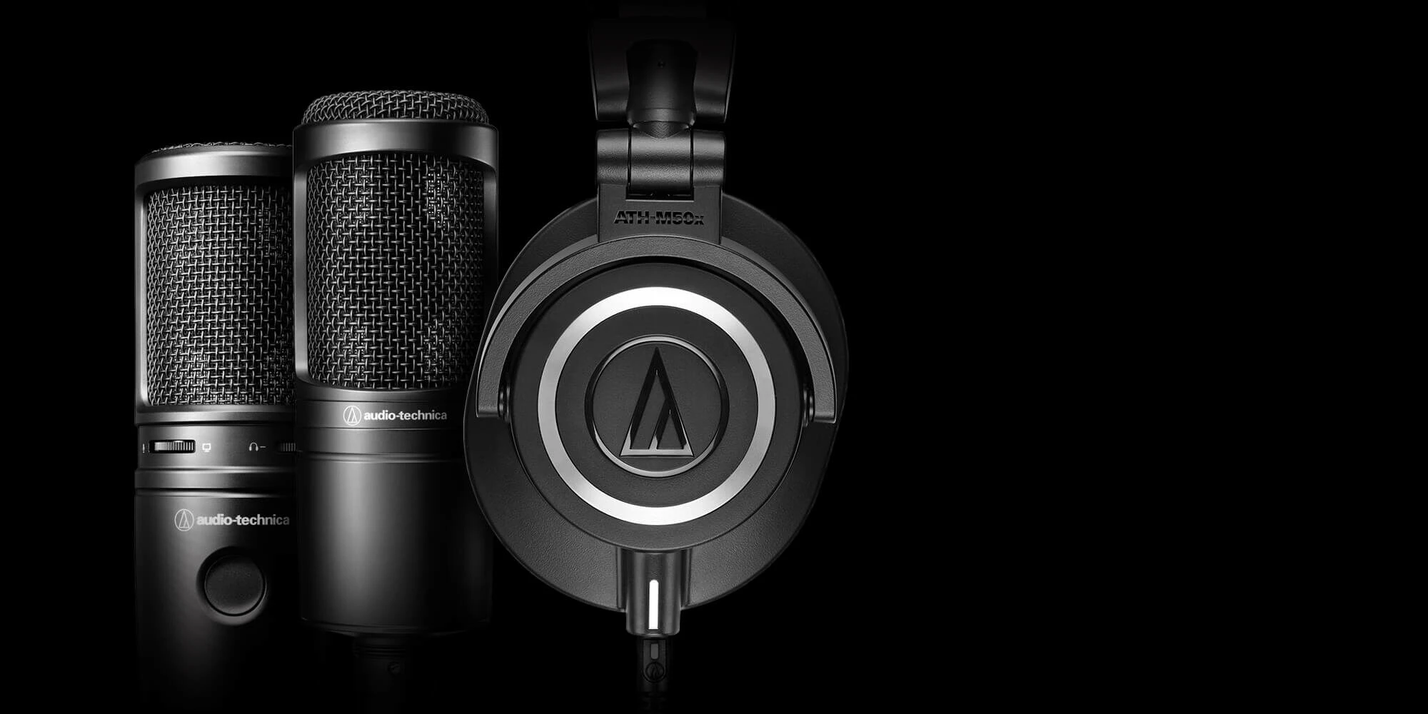Audio-Technica ATH-M50xSTS ausinės, Juodos spalvos aprašymas - Prekės nuotrauka