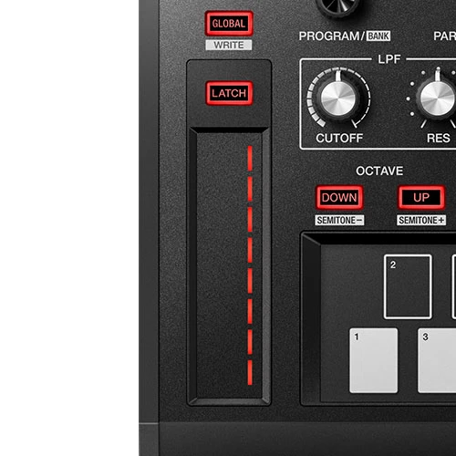 Monofoninis analoginis sintezatorius Pioneer TAS-1, Juodos spalvos aprašymas - Prekės nuotrauka