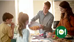 Gruzdintuvė Philips Airfryer XL HD9270/70, 2000 W, Talpa 6.2l, Juodos spalvos aprašymas - Prekės nuotrauka