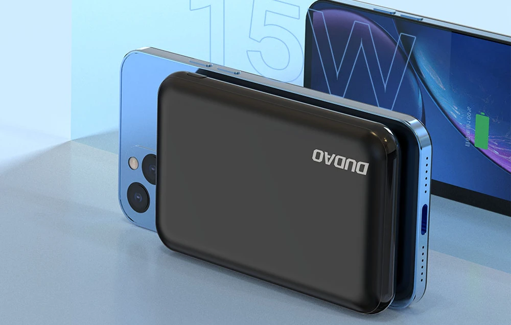 Powerbank Dudao TGK1 10000mAh, USB-C, 15W (juoda) aprašymas - Prekės nuotrauka Powerbank Dudao TGK1 10000mAh, USB-C, 15W (juoda) aprašymas - Prekės nuotrauka