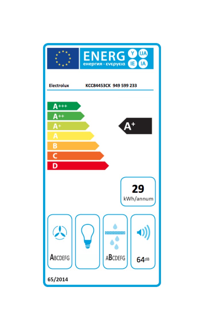 Kaitlentė Electrolux KCC84453CK aprašymas - Prekės nuotrauka