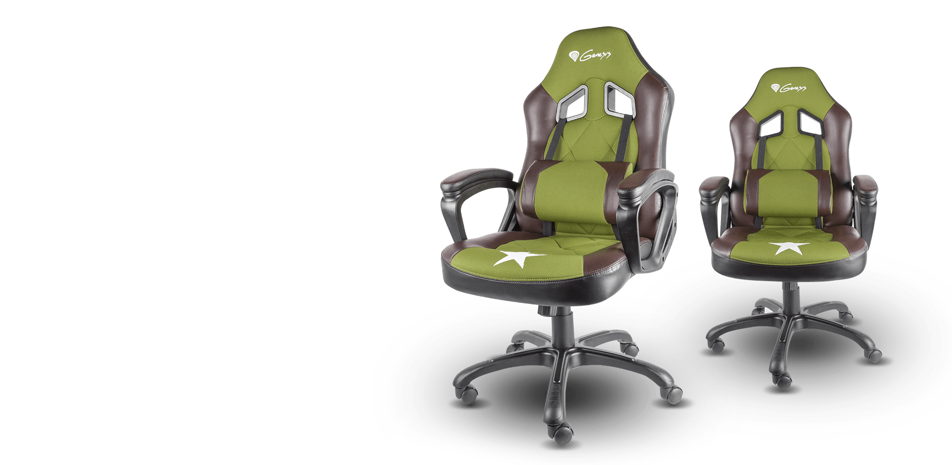 Žaidimų kėdė Genesis Nitro 330 Military (Limited Edition) Gaming Chair aprašymas - Prekės nuotrauka