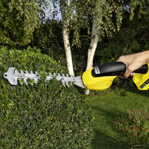 Akumuliatorinės gyvatvorių žirklės Karcher GSH 18-20 (be akumuliatoriaus ir kroviklio) aprašymas - Prekės nuotrauka
