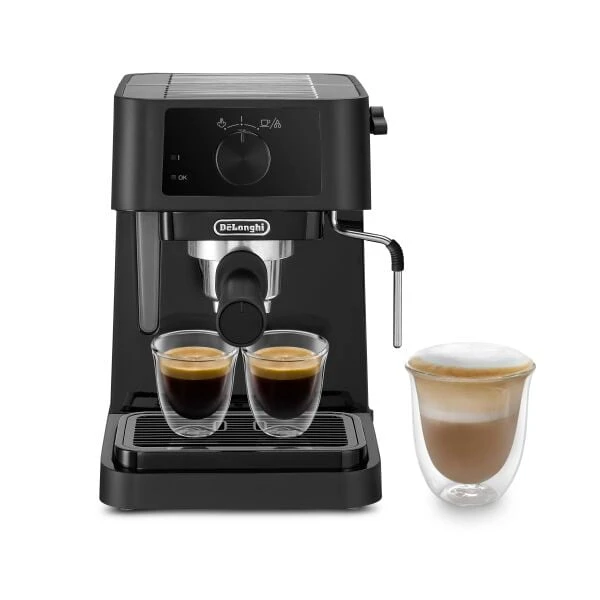 DELONGHI EC230.BK espresso, cappuccino Kavos aparatas, juodas aprašymas - Prekės nuotrauka