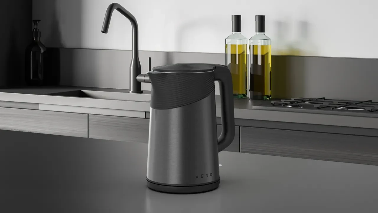 Elektrinis virdulys Aeno EK3, 1.7 l, pilkas aprašymas - Prekės nuotrauka