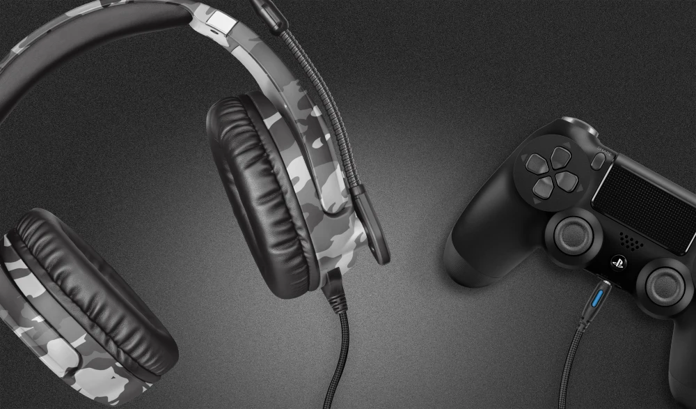 Žaidimų ausinės Trust GXT 488 Forze-G PS4 Ausinės Žaidimams PlayStation® official licensed product, Pilkos, 23531 aprašymas - Prekės nuotrauka