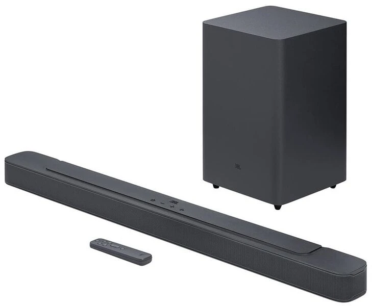 Namų kino sistema JBL Bar 2.1 Deep Bass (MK2) namų garso sistema, Juodos spalvos aprašymas - Prekės nuotrauka