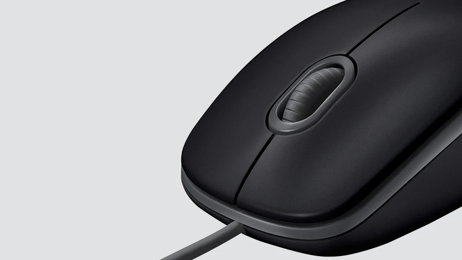 Pelė Logitech B110 Silent, Juoda aprašymas - Prekės nuotrauka
