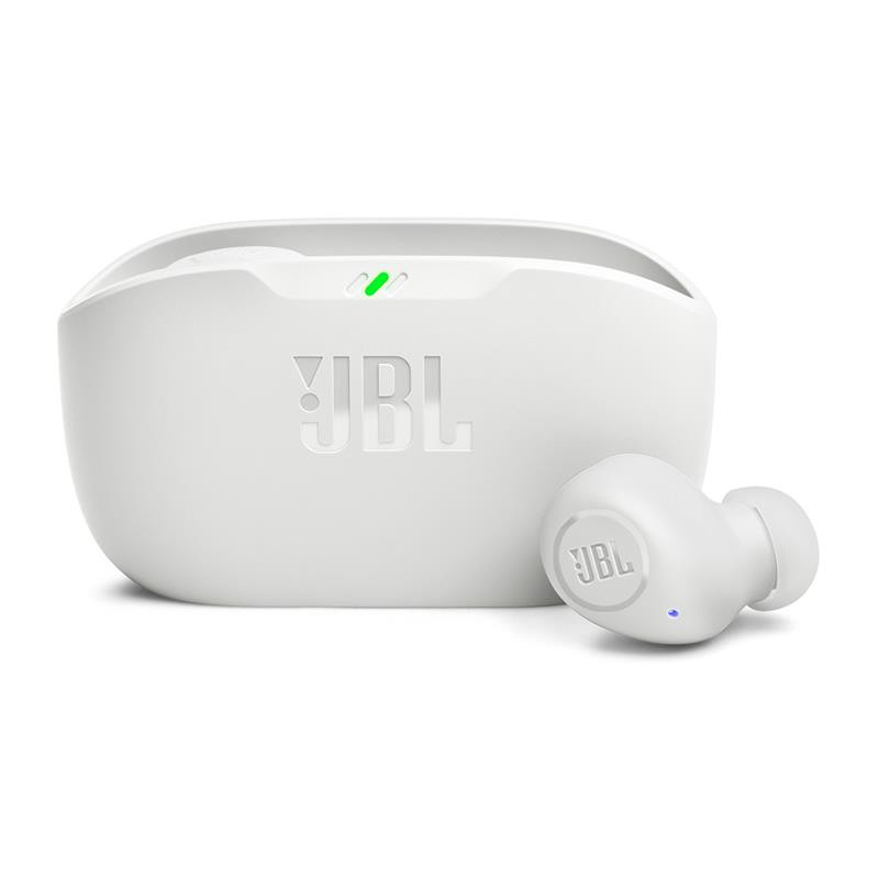 JBL Wave Buds TWS belaidės ausinės, Baltos spalvos aprašymas - Prekės nuotrauka
