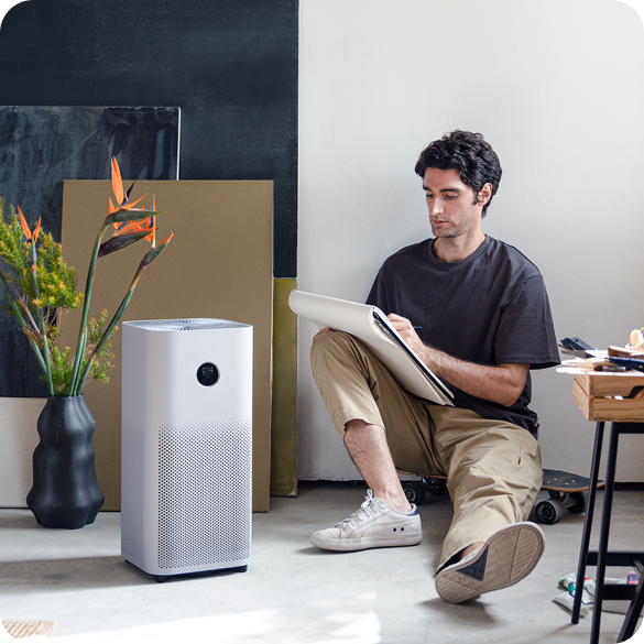 Oro valytuvas Xiaomi Smart Air Purifier 4 EU aprašymas - Prekės nuotrauka