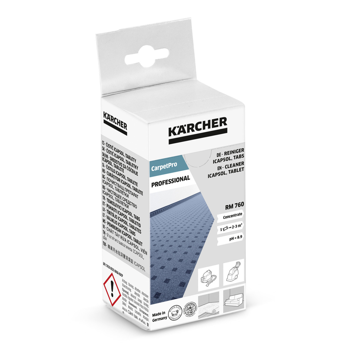 Kärcher CarpetPro RM 760 iCapsol kilimų valiklis, tabletėmis 6.295-850.0 aprašymas - Prekės nuotrauka