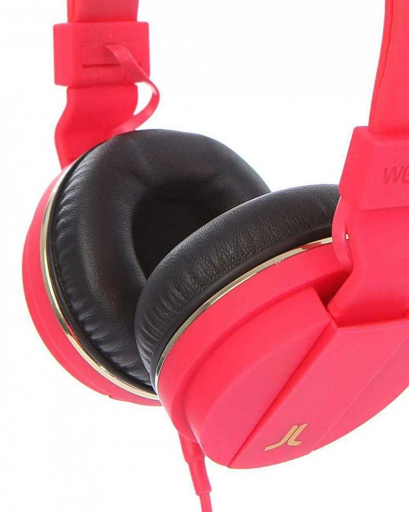 Ausinės WESC Cymbal Hibiscus Raudona