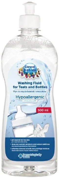 CANPOL BABIES žindukų ir buteliukų plovimo skystis, 500 ml, 1/500