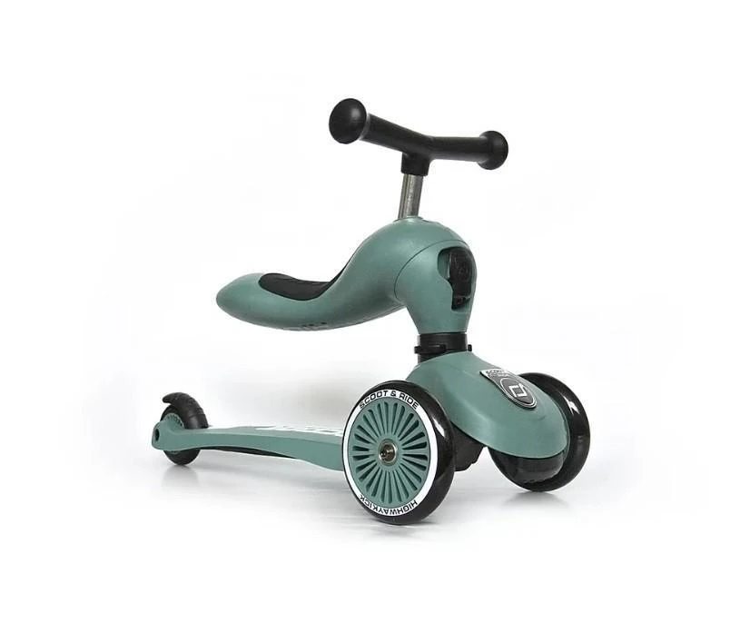 Paspirtukas - balansinis dviratukas Scoot & Ride Highwaykick 1 2in1 Forest 96269