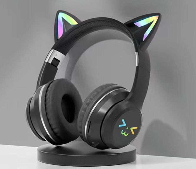 Goodbuy "Strange Eyes" belaidės ausinės vaikams | bluetooth 5.1 juodas