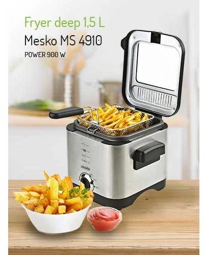 Gruzdintuvė Mesko MS 4910, 1.5 l, Juodos/Sidabrinės spalvos (Pažeista pakuotė)