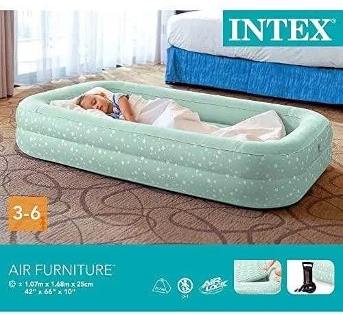 Intex Pripučiamas čiužinys-lova vaikams 66810NP 107x168x25cm 3-6m.