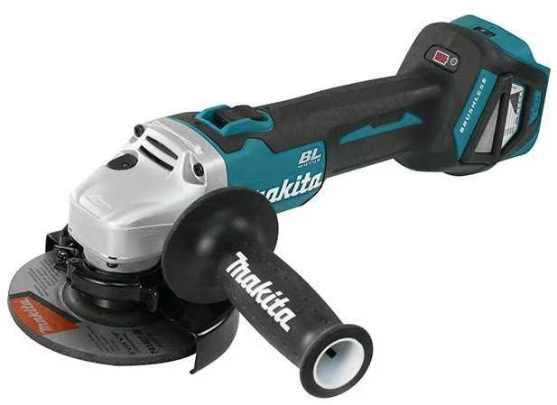 Makita DGA511Z Akumuliatorinis kampinis šlifuoklis, greičio reguliavimas 3000-8500min-1, 18V, ø125mm, komplektuojama be akumuliatorių ir kroviklio!