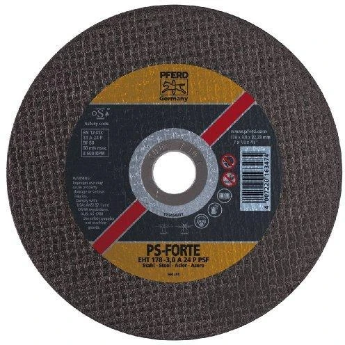 Metalo pjovimo diskas PFERD EHT 178x1,6mm A46 P PSF
