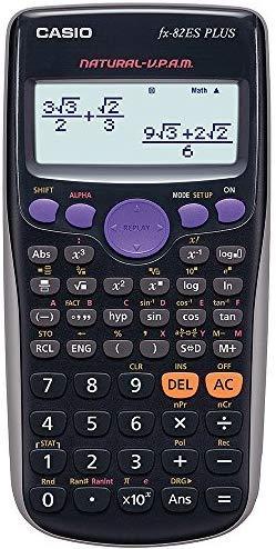 Casio FX-82ES skaičiuotuvas Kišenė Mokslinis skaičiuotuvas Juoda