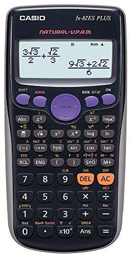 Casio FX-82ES skaičiuotuvas Kišenė Mokslinis skaičiuotuvas Juoda