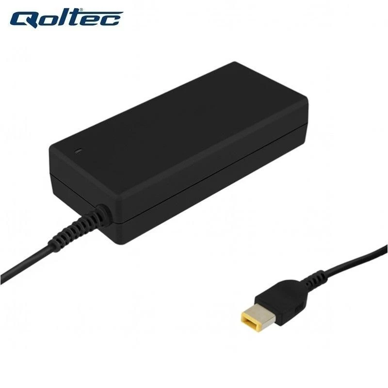QOLTEC 50053 Nešiojamas kompiuteris Kintamosios srovės adapteris Lenovo 65W 20V 3.25A Plonas antgalis + maitinimo laidas