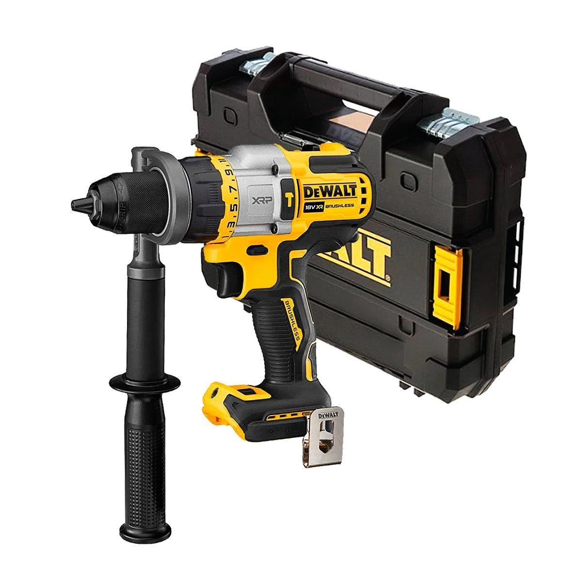 Smūginis suktuvas-gręžtuvas DeWalt DCD999NT, Tstak, Flexvolt, be akumuliatoriaus ir kroviklio