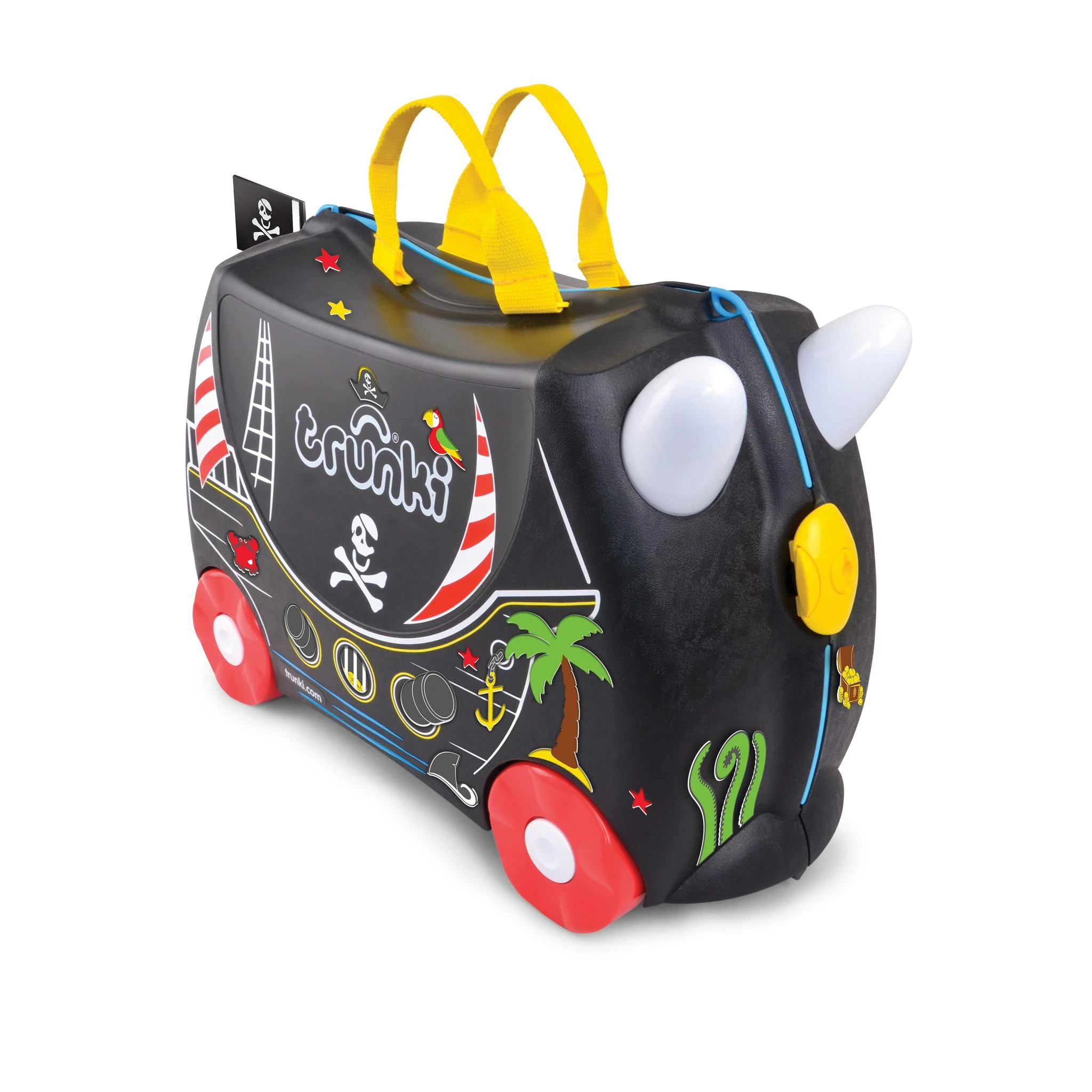 Trunki kelioninis lagaminas su ratukais vaikams | Piratas Pedro