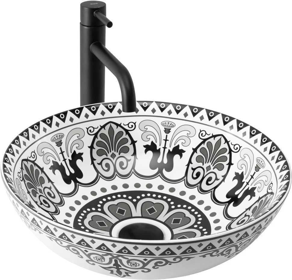PASTATOMAS PRAUSTUVAS "REA ETNO" JUODA/BALTA
